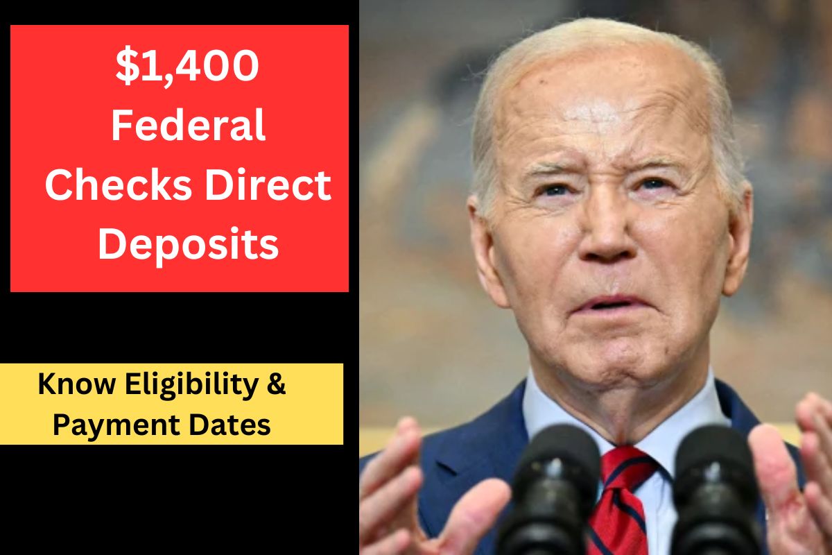 $1,400 Federal Checks Direct Deposits